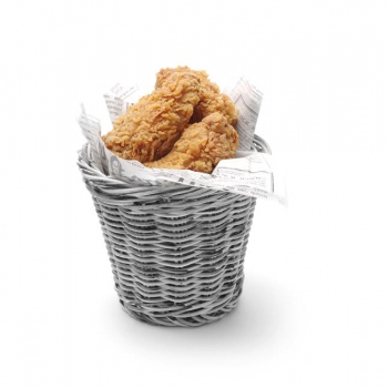 Snack basket, gray Basic variant HD-426043