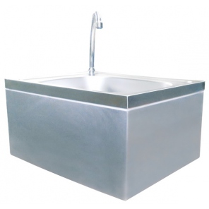 berührungslose Knie-Waschstation aus Edelstahl, WH111