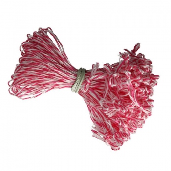 Wurstösen, weiß-rot, Packung 10000 Stück