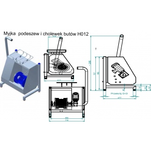 Sohlen- und Schaftwaschmaschine WH012 WH0121