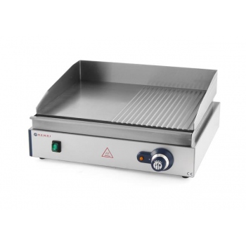 Grillplatte 1/2 glatt, 1/2...