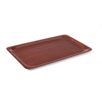 Non-slip wooden tray -...