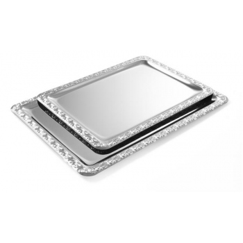 Rechteckiges Tablett mit...