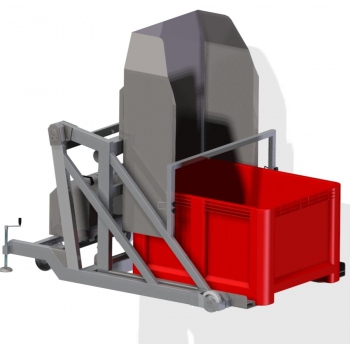 Wywrotnica ze stali nierdzewnej do skrzyniopalet