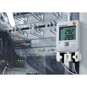 Testo Saveris 2 - T3 - drahtloser Datenlogger mit Display und 2 Anschlüssen für externe Thermoelementfühler