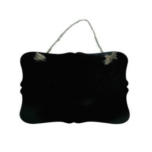 Kreidetafel an Schnur, Retro-Design