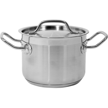 Tall Pot With Lid Stainless...