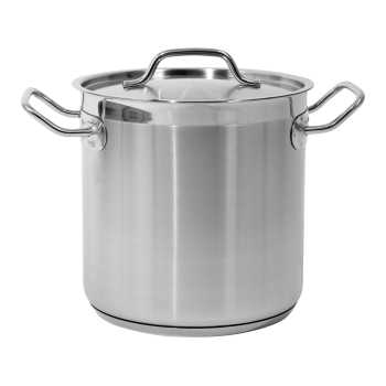 Tall Pot With Lid Stainless...