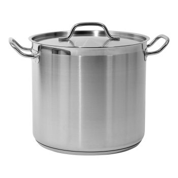 Tall Pot With Lid Stainless...