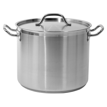 Tall Pot With Lid Stainless...