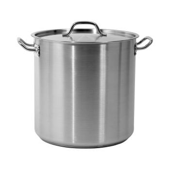 Tall Pot With Lid Stainless...