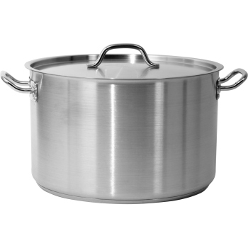 Low Pot With Lid Stainless...