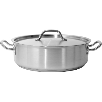 Low Braising Pot With Lid...