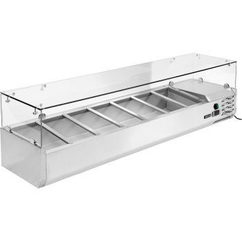 Kühlaufsatzvitrine 7x 1/3 GN