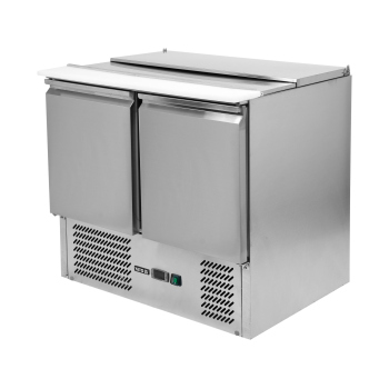 Kühltisch 2-türig Mit Deckel