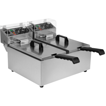 Doppelkorb Fritteuse 2x3,5L