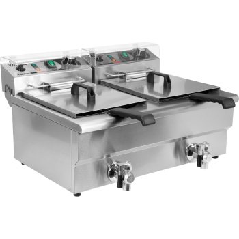 Electric Fryer With Drain...