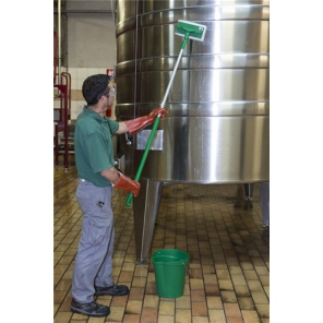 Vikan Polyester-Pad, weich, weiß, 245 mm