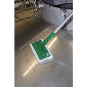 Vikan Polyester-Pad, weich, weiß, 245 mm