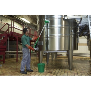 Vikan Polyester-Pad, hart, braun, 245 mm