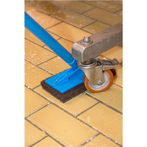 Vikan Polyester-Pad, hart, braun, 245 mm