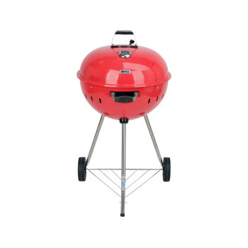 Runder Holzkohlegrill 54cm Rot