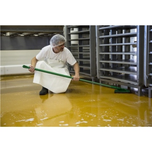 Vikan Polyester-Pad, hart, braun, 245 mm