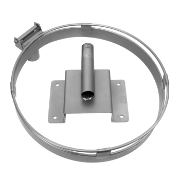 Stainless Steel Waste Bag Holder with Retaining Ring, WH312.OBR