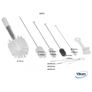 Set of brushes for cleaning pipes and small nozzles, Vikan 5357