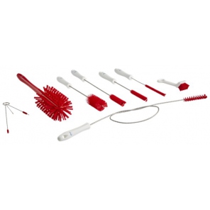 Set of brushes for cleaning pipes and small nozzles, Vikan 5358
