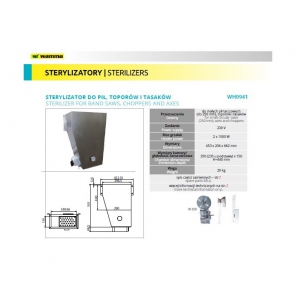 Wassersterilisator für kleine Sägen, Äxte, Beile, Scheren und andere Werkzeuge WH0941