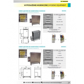 Wassersterilisator für Messerkörbe und Stahl
